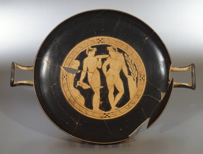 Schwarzfigurige Schale, aus dem Grab von Poggio Sommavilla von Roman